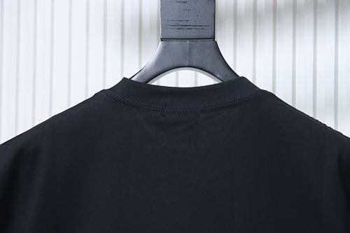 EM Sneakers WE11DONE Minimalist Letter-Print T-Shirt Black