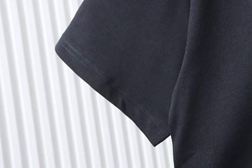 EM Sneakers WE11DONE Minimalist Letter-Print T-Shirt Black