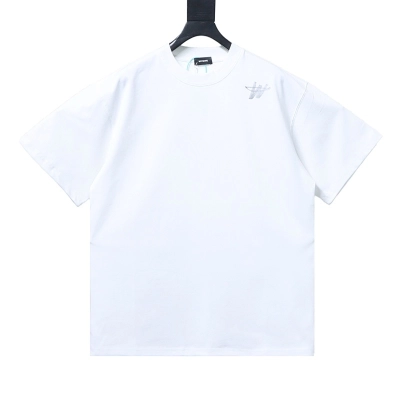 EM Sneakers WE11DONE Minimalist Letter-Print T-Shirt White 01