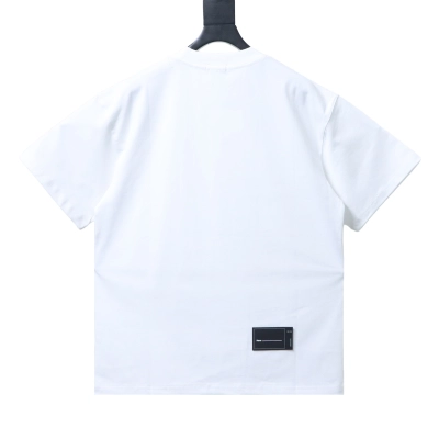 EM Sneakers WE11DONE Minimalist Letter-Print T-Shirt White 02