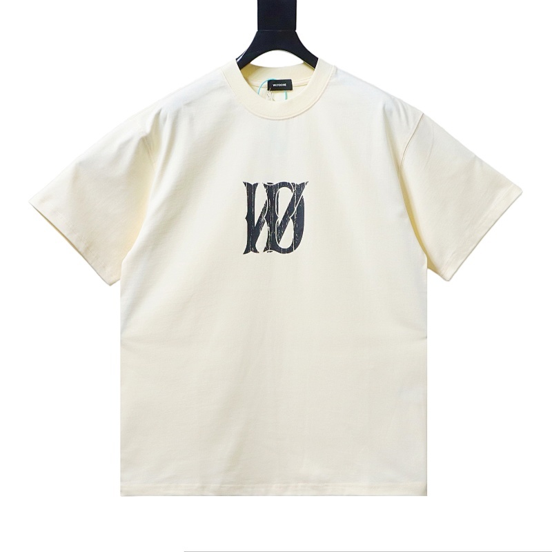 EM Sneakers WE11DONE New Minimalist Logo T-Shirt Apricot