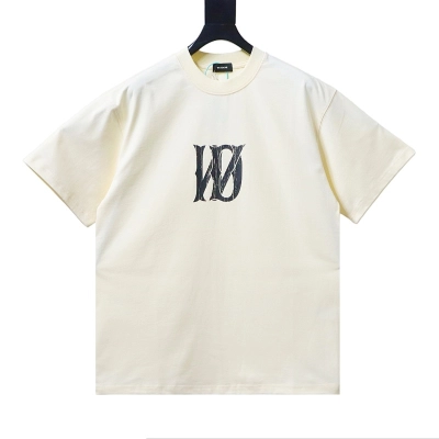 EM Sneakers WE11DONE New Minimalist Logo T-Shirt Apricot 01