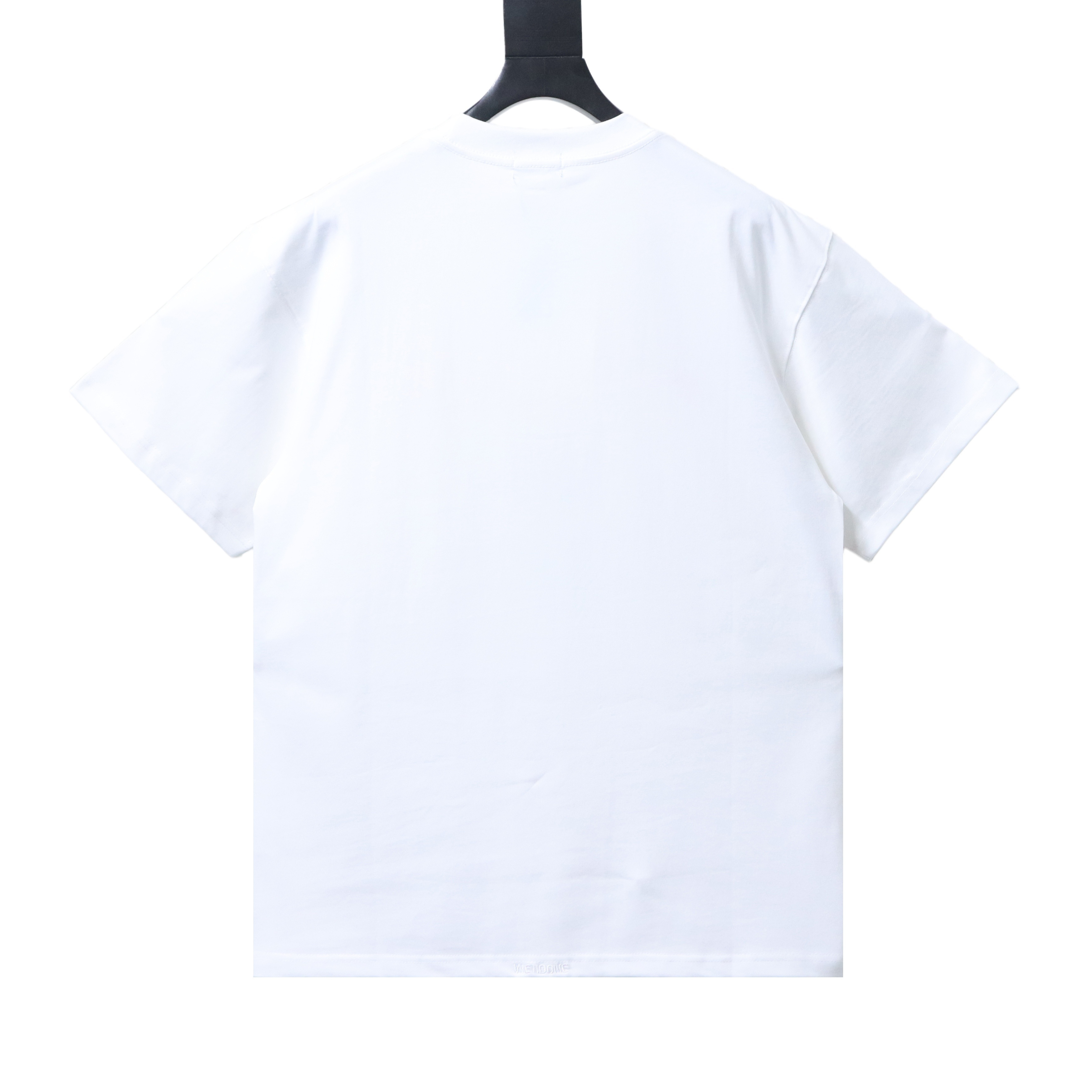 EM Sneakers WE11DONE Color-Block Logo T-Shirt White