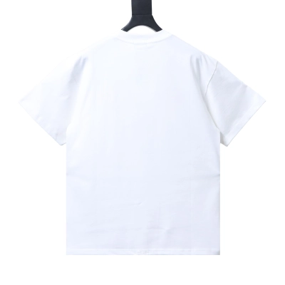 EM Sneakers WE11DONE Color-Block Logo T-Shirt White 02
