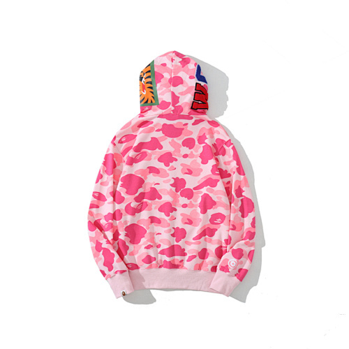 EM Sneakers BAPE 1st Camo Shark Full Zip Hoodie Pink