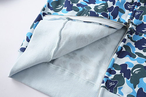 EM Sneakers BAPE ABC Separate Shark Full Zip Hoodie Blue/Green