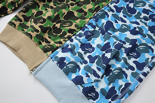 EM Sneakers BAPE ABC Separate Shark Full Zip Hoodie Blue/Green