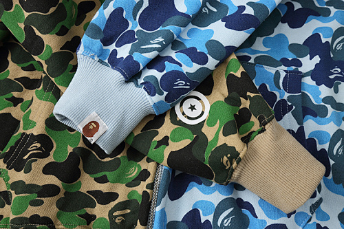 EM Sneakers BAPE ABC Separate Shark Full Zip Hoodie Blue/Green