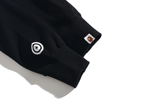 EM Sneakers BAPE ABC Shark Full Zip Double Hoodie Black/ Blue