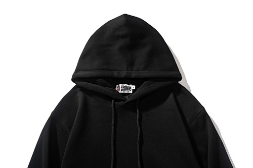 EM Sneakers BAPE Ape Head Letter Print Hoodie Black