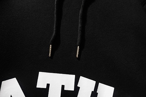 EM Sneakers BAPE Ape Head Letter Print Hoodie Black