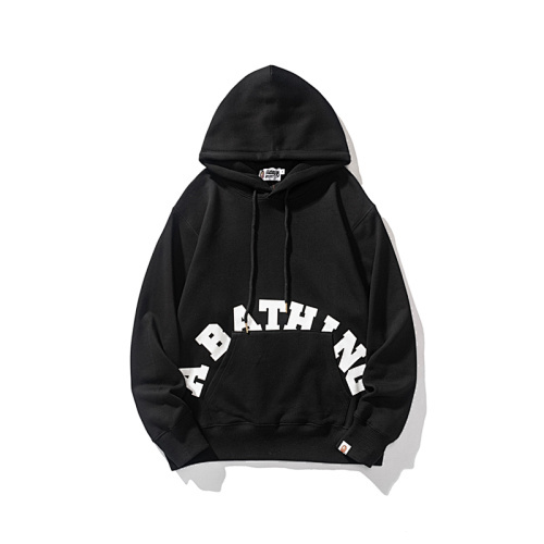 EM Sneakers BAPE Ape Head Letter Print Hoodie Black