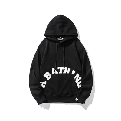 EM Sneakers BAPE Ape Head Letter Print Hoodie Black 01