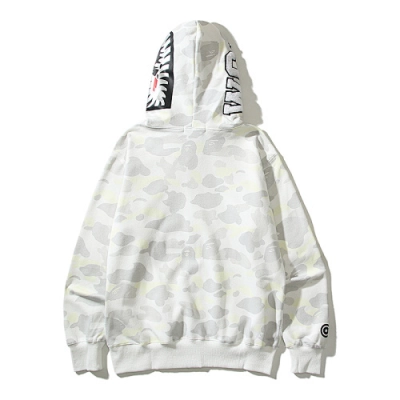 EM Sneakers BAPE City Camo Shark Full Zip Hoodie White 02