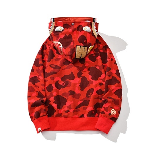 EM Sneakers BAPE Color Camo Double Shark Full Zip Hoodie (SS24) Red