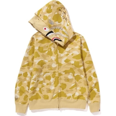 EM Sneakers BAPE Color Camo Double Shark Full Zip Hoodie (SS24) Yellow 02