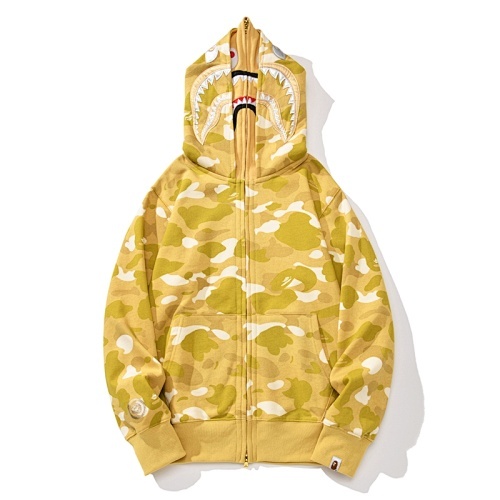 EM Sneakers BAPE Color Camo Double Shark Full Zip Hoodie (SS24) Yellow
