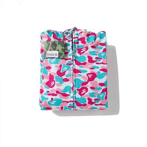 EM Sneakers BAPE Miami Co-Branded Double Hooded Shark Head Zip Hoodie 