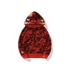 EM Sneakers BAPE Shark Head Tiger Head Zipper Camouflage Double Hooded Hoodie Red