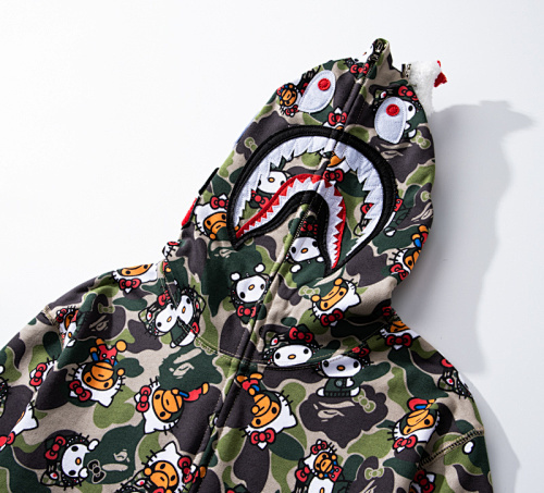 EM Sneakers BAPE x Hello Kitty Green Hoodie 