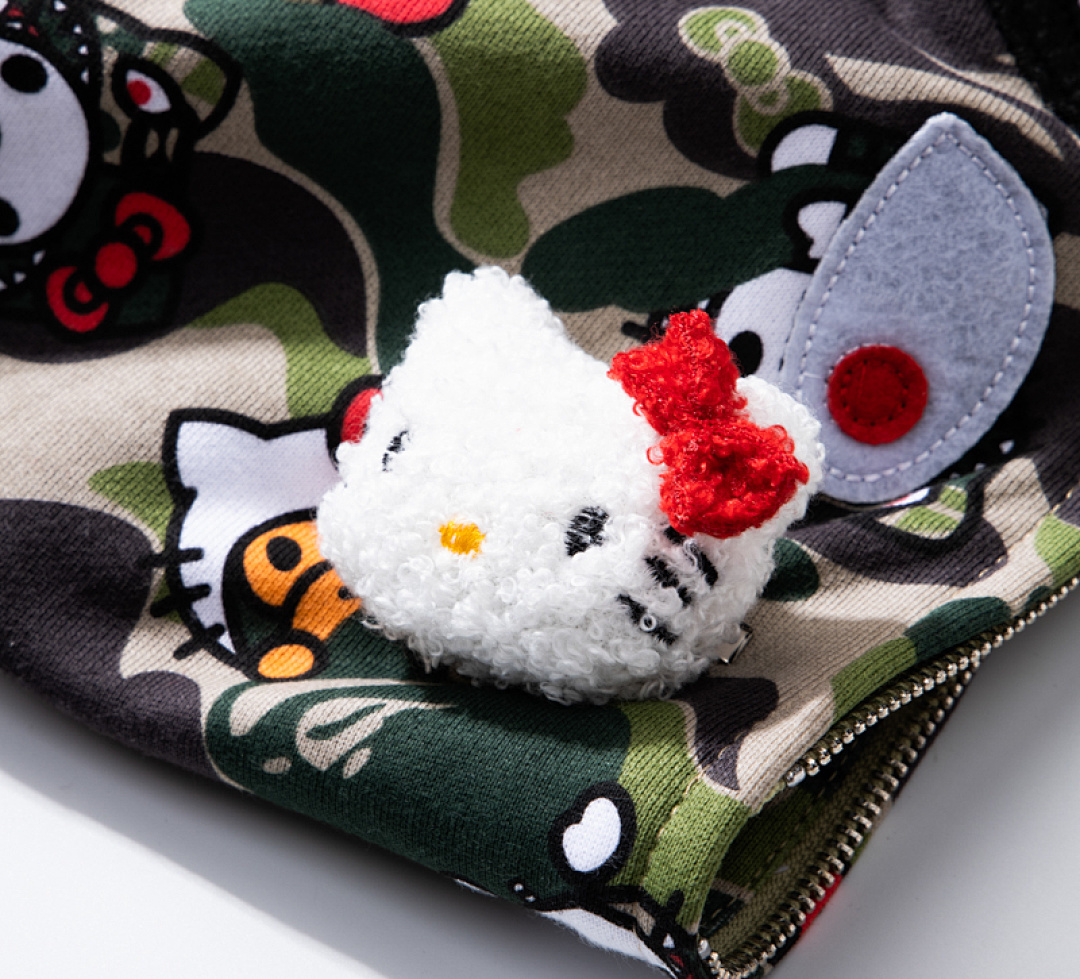 EM Sneakers BAPE x Hello Kitty Green Hoodie 