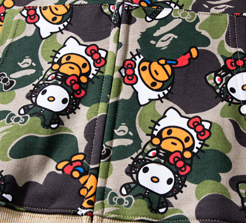 EM Sneakers BAPE x Hello Kitty Green Hoodie 