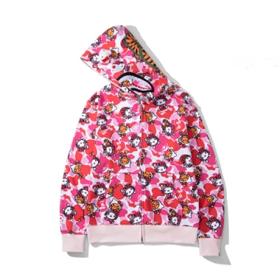 EM Sneakers BAPE x Hello Kitty Pink Hoodie  02