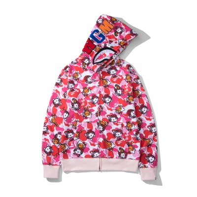 EM Sneakers BAPE x Hello Kitty Pink Hoodie  01
