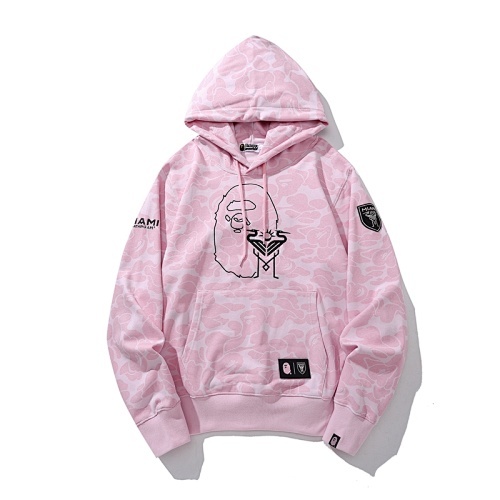 EM Sneakers BAPE x Inter Miami CF Camo Pullover Hoodie Pink