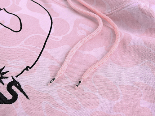 EM Sneakers BAPE x Inter Miami CF Camo Pullover Hoodie Pink