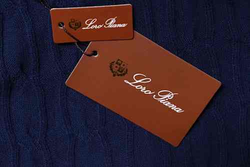 EM Sneakers Loro Piana LP Cable-Knit Short-Sleeve Polo Shirt Navy