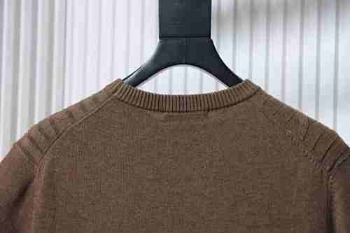 EM Sneakers Loro Piana LP Crewneck Short-Sleeve Knit Brown