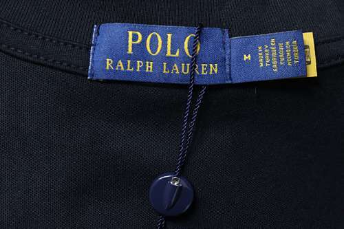 EM Sneakers Ralph Lauren Colorful Pony Logo T-Shirt Black