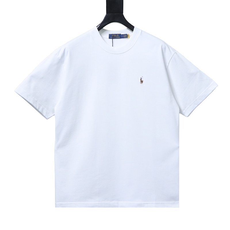 EM Sneakers Ralph Lauren Colorful Pony Logo T-Shirt White