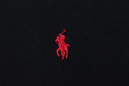 EM Sneakers Ralph Lauren Logo Crewneck T-shirt Black