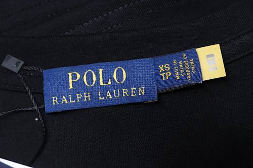 EM Sneakers Ralph Lauren Logo Crewneck T-shirt Black