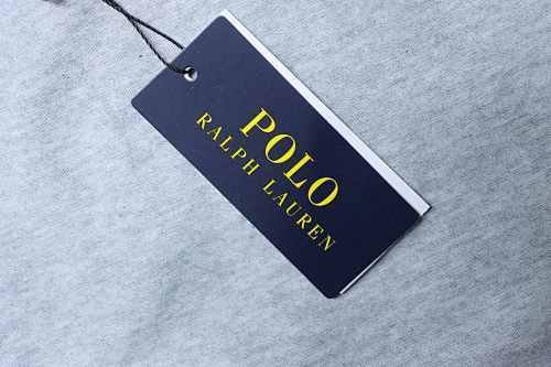 EM Sneakers Ralph Lauren Logo Crewneck T-shirt Gray