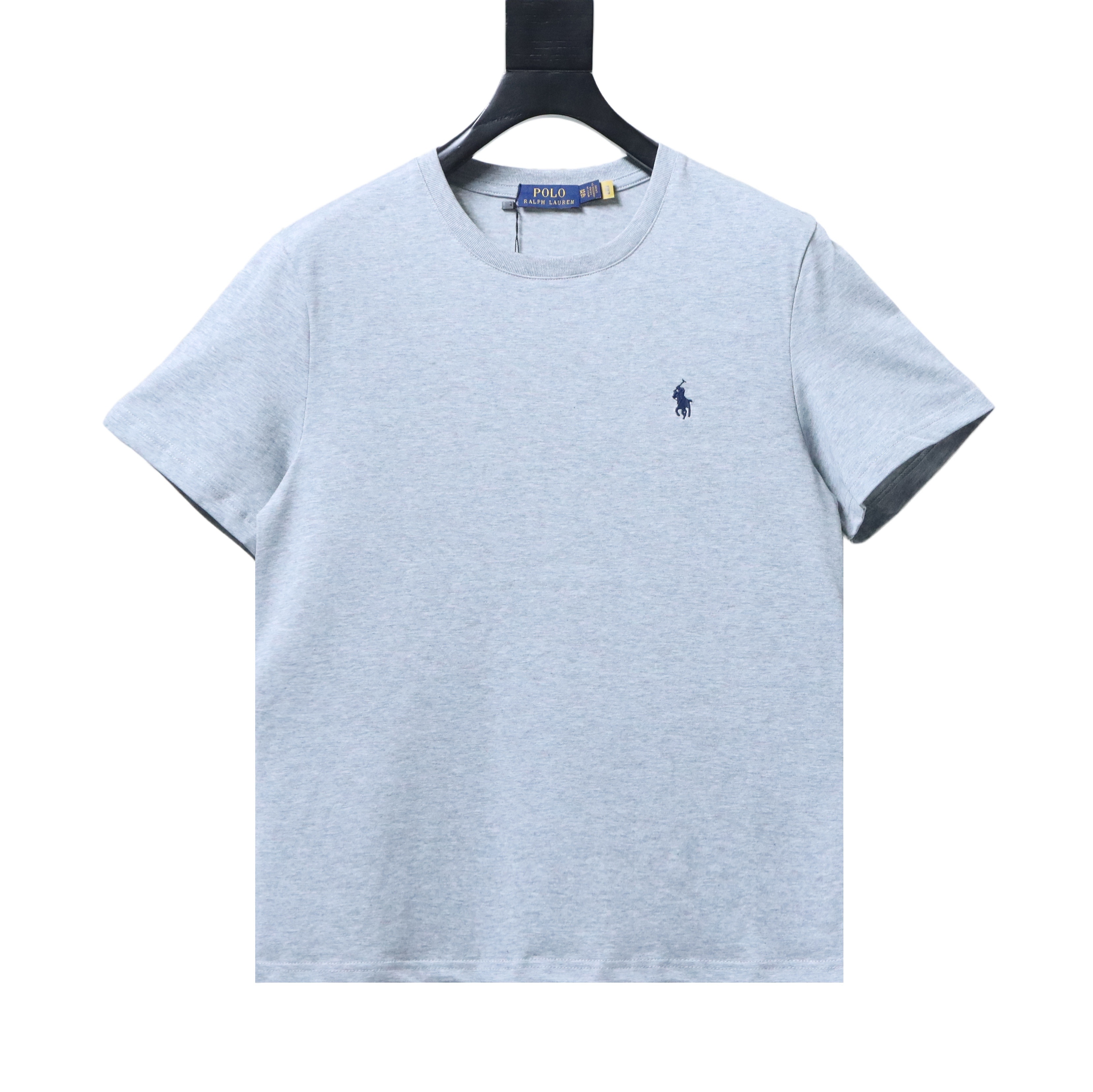 EM Sneakers Ralph Lauren Logo Crewneck T-shirt Gray