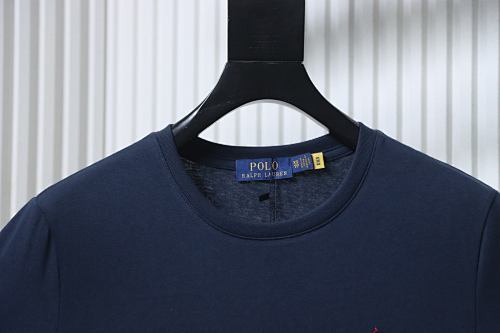 EM Sneakers Ralph Lauren Logo Crewneck T-shirt Navy