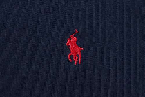 EM Sneakers Ralph Lauren Logo Crewneck T-shirt Navy