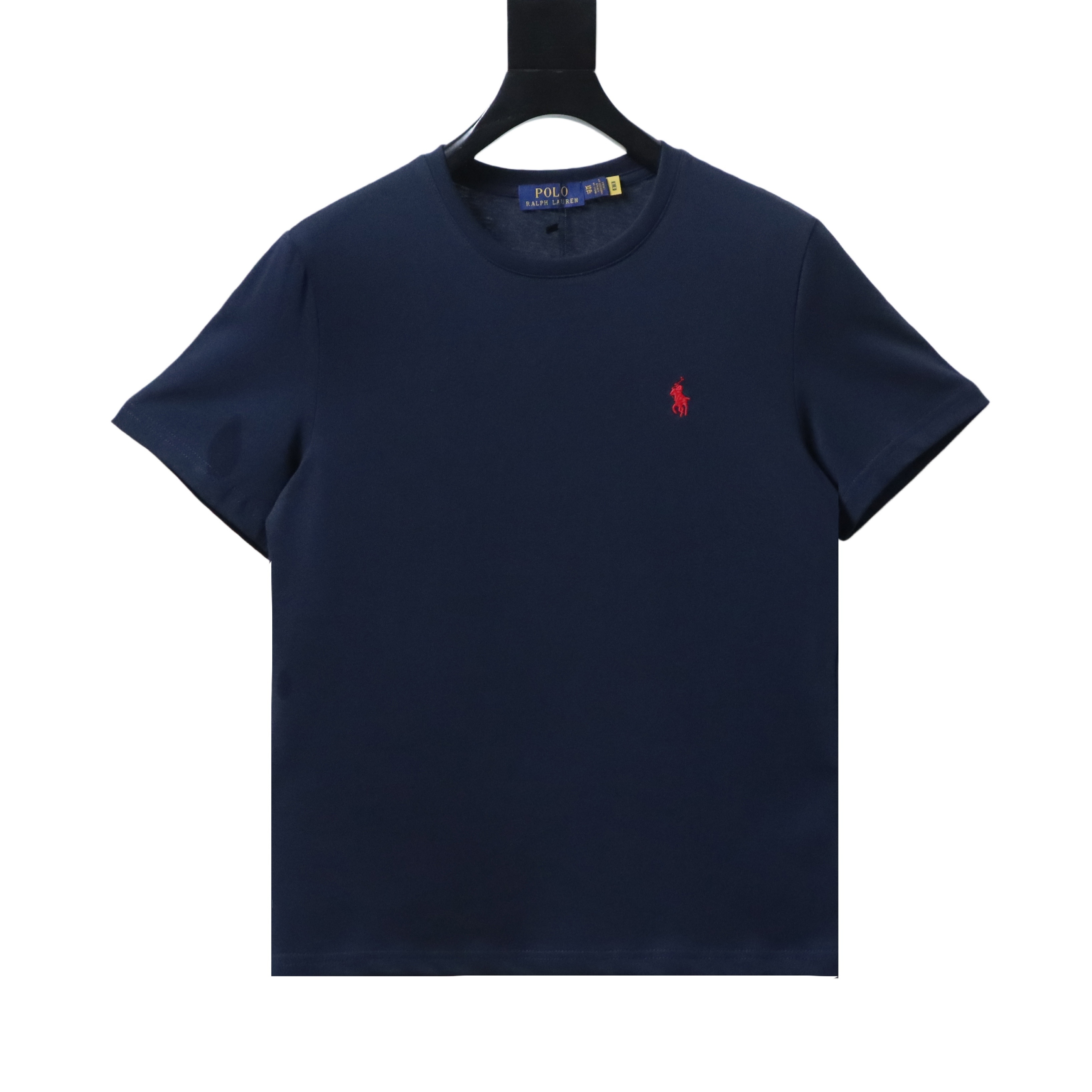 EM Sneakers Ralph Lauren Logo Crewneck T-shirt Navy