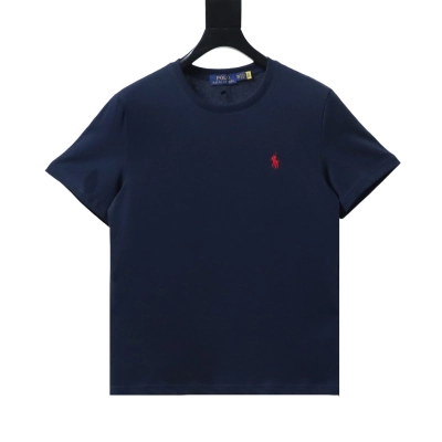 EM Sneakers Ralph Lauren Logo Crewneck T-shirt Navy 01