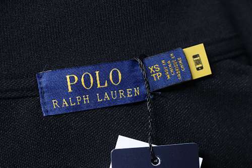 EM Sneakers Ralph Lauren Logo Embroidered Polo Shirt Black-Red Logo