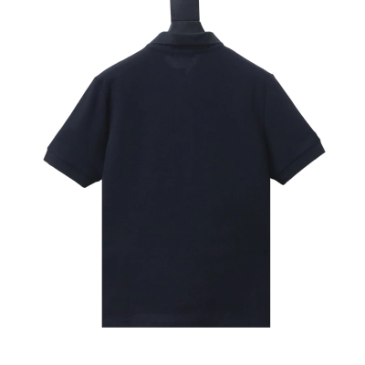 EM Sneakers Ralph Lauren Logo Embroidered Polo Shirt Black-Red Logo 02