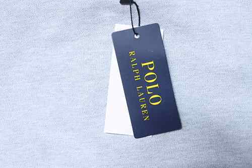 EM Sneakers Ralph Lauren Logo Embroidered Polo Shirt Gray-Navy Logo