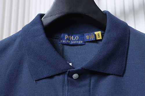 EM Sneakers Ralph Lauren Logo Embroidered Polo Shirt Navy-Red Logo