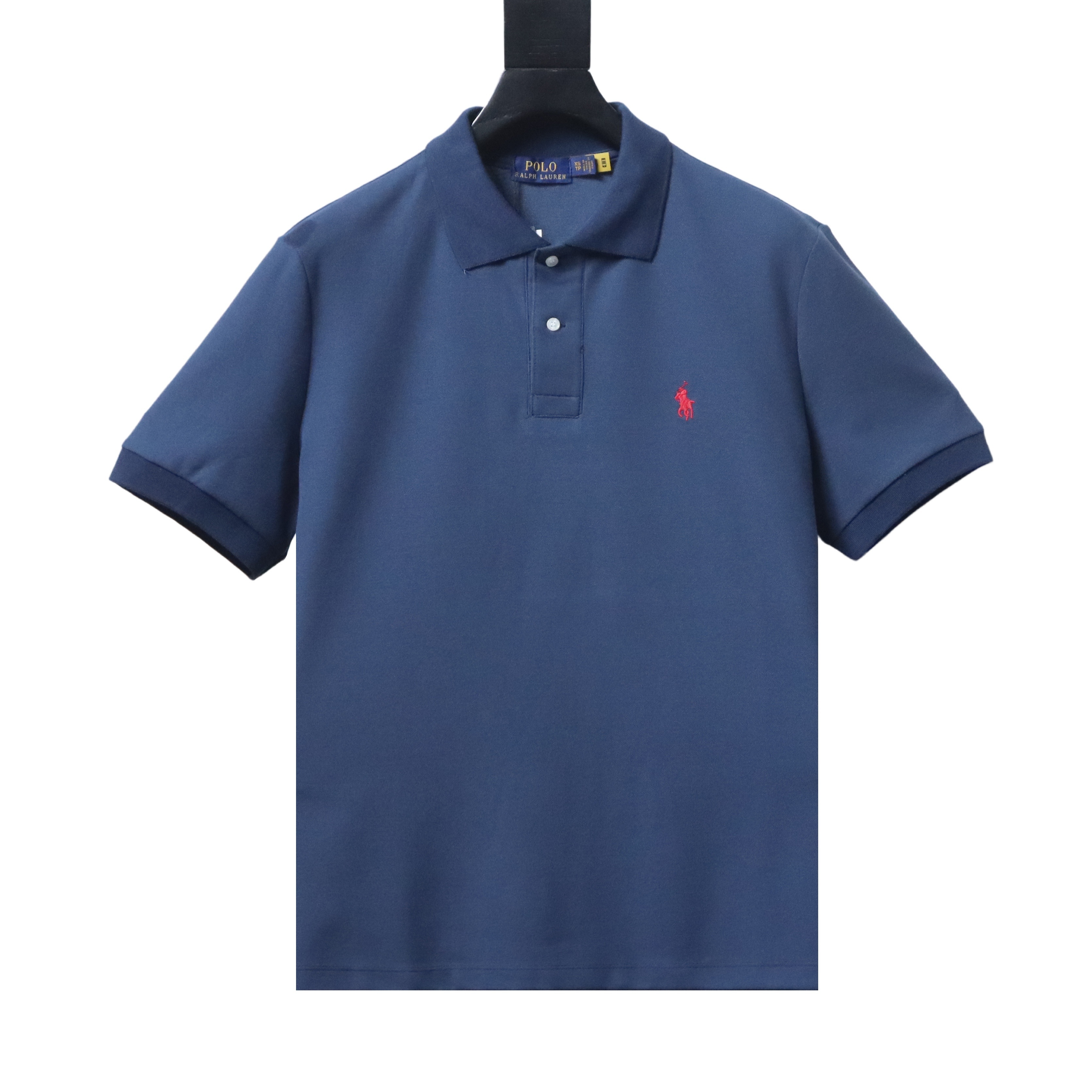 EM Sneakers Ralph Lauren Logo Embroidered Polo Shirt Navy-Red Logo