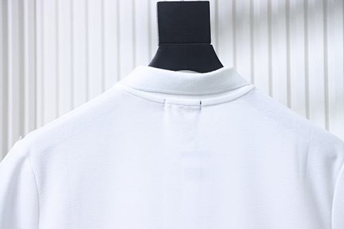 EM Sneakers Ralph Lauren Logo Embroidered Polo Shirt White-Navy Logo