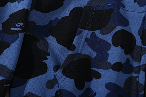 EM Sneakers BAPE 1st Camo Shark Full Zip Hoodie Navy