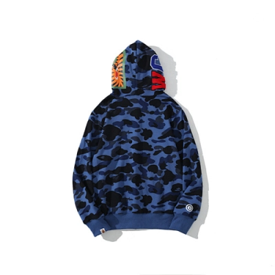 EM Sneakers BAPE 1st Camo Shark Full Zip Hoodie Navy 02